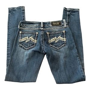 Miss me skinny jeans denim size 25 embellished